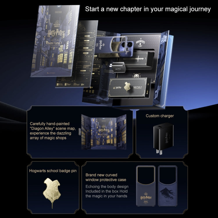 Xiaomi Redmi Turbo 3 Harry Potter, 6.67 inch Xiaomi HyperOS Snapdragon 8s Gen 3 Octa Core 3.0GHz, NFC, Network: 5G, Support Google Play, 16GB+512GB Xiaomi Redmi Turbo 3 Harry Potter, 6.67 inch Xiaomi HyperOS Snapdragon 8s Gen 3 Octa Core 3.0GHz, NFC, Network: 5G, Support Google Play, 16GB+512GB